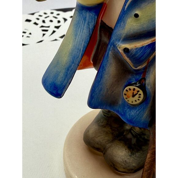 Hummel Hear Ye, Hear Ye, #15/0, TMK5, 1970s, Germany, Boy Blowing horn - Picture 10 of 10